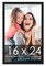 16x24 Solid Wood Picture Frame with UV-Resistant Acrylic & Acid-Free Backing, Available in 6 Finishes: Matte Black, Matte White, Metallic Bronze, Silver, Natural Wood Grain & Mahogany
